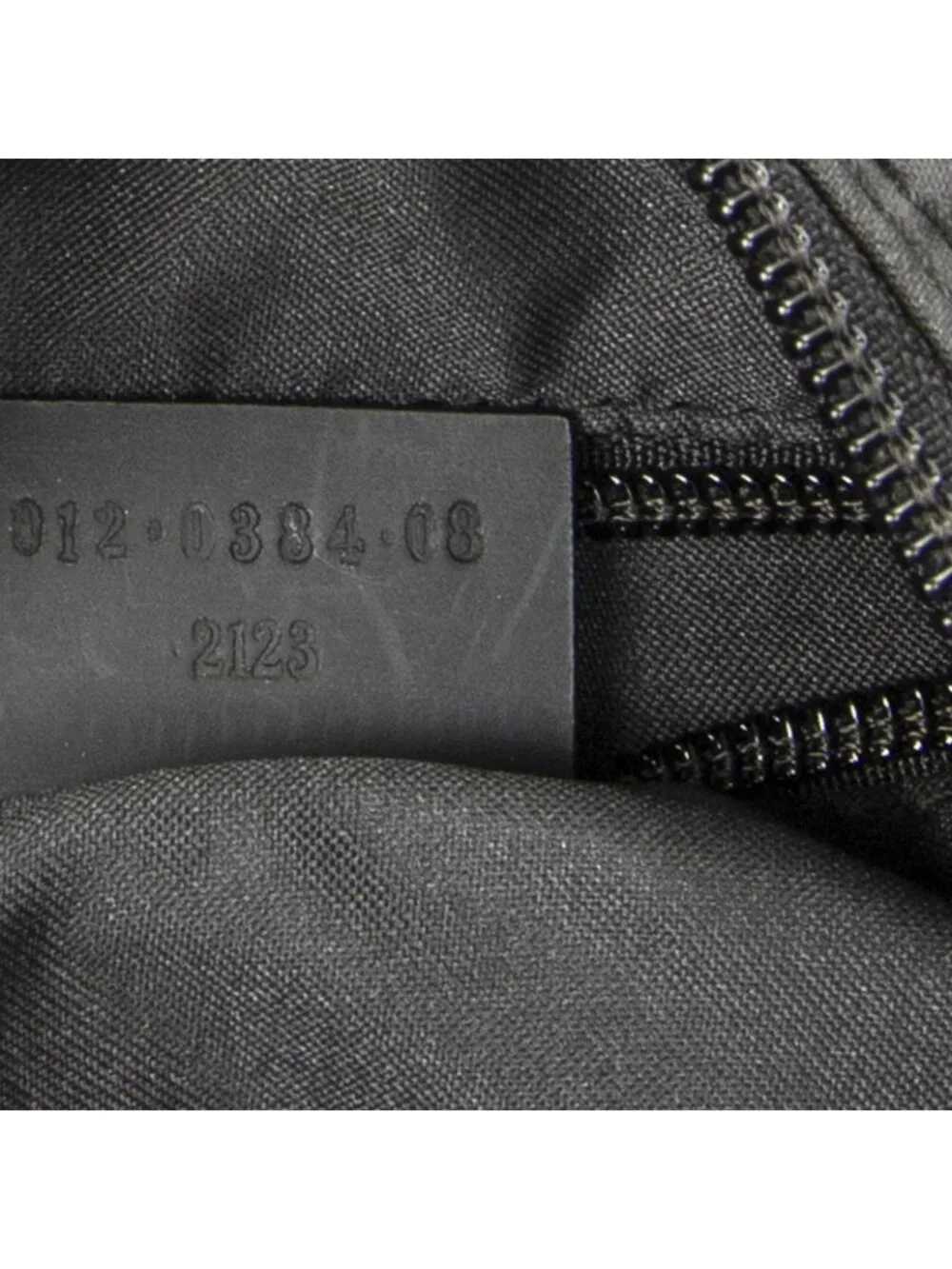 Gucci Large Zip Hobo Black GG Nylon Canvas